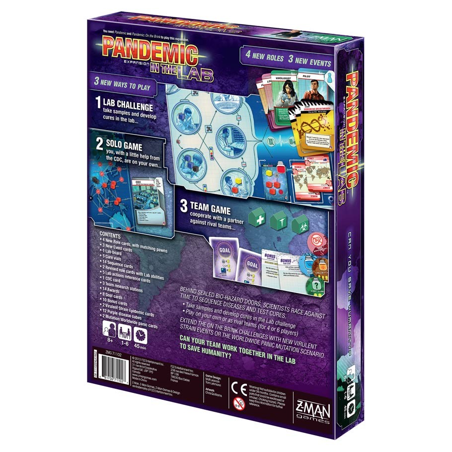 Pandemic : In the Lab Expansion